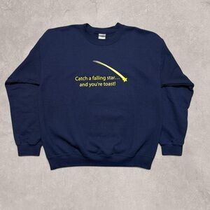 Gildan Graphic Humor Boxy Streetwear Crewneck Sweatshirt